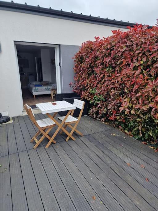 Studio Avec Terrasse Troarn Exteriér fotografie